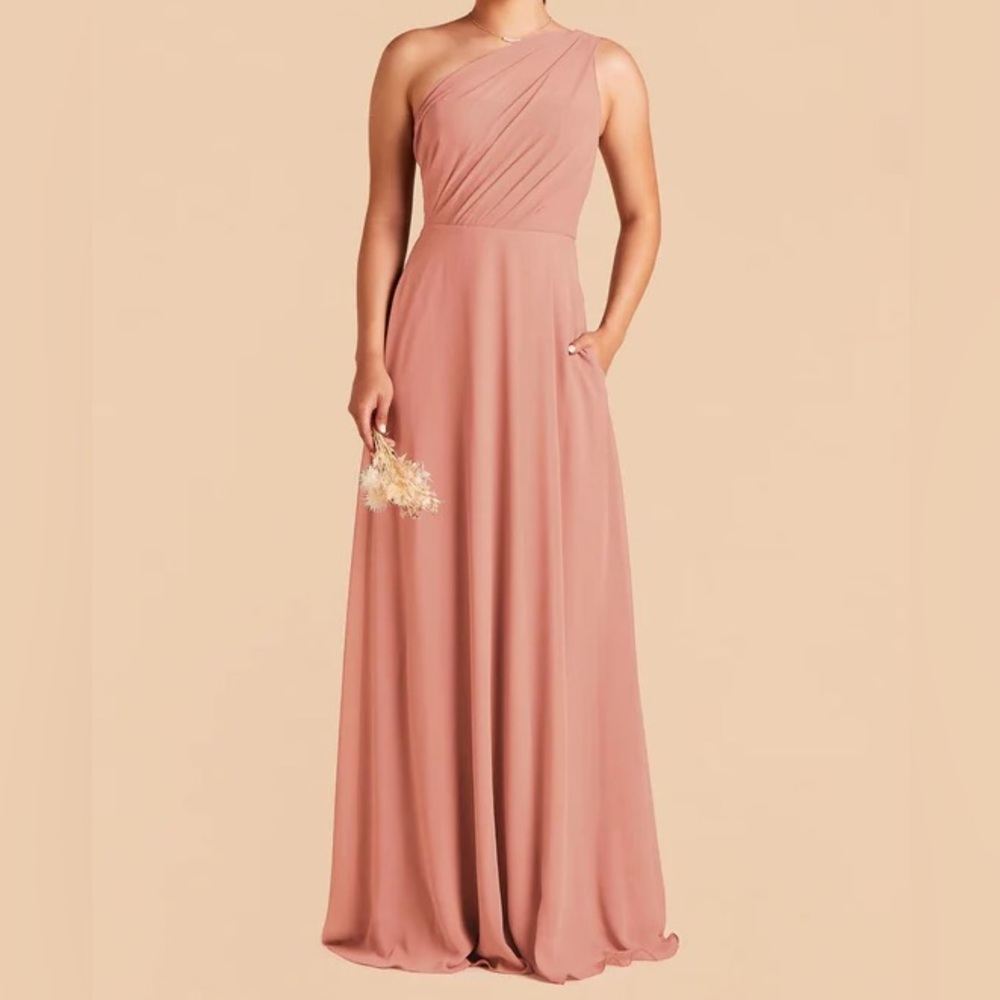 Birdy Grey Bridesmaid Dress - S - Dusty Rose - Kira Chiffon - NWT